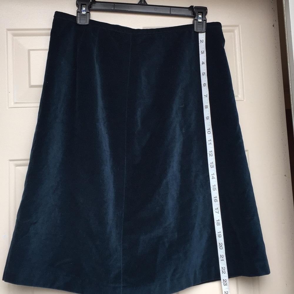 Velvet skirt 23” long